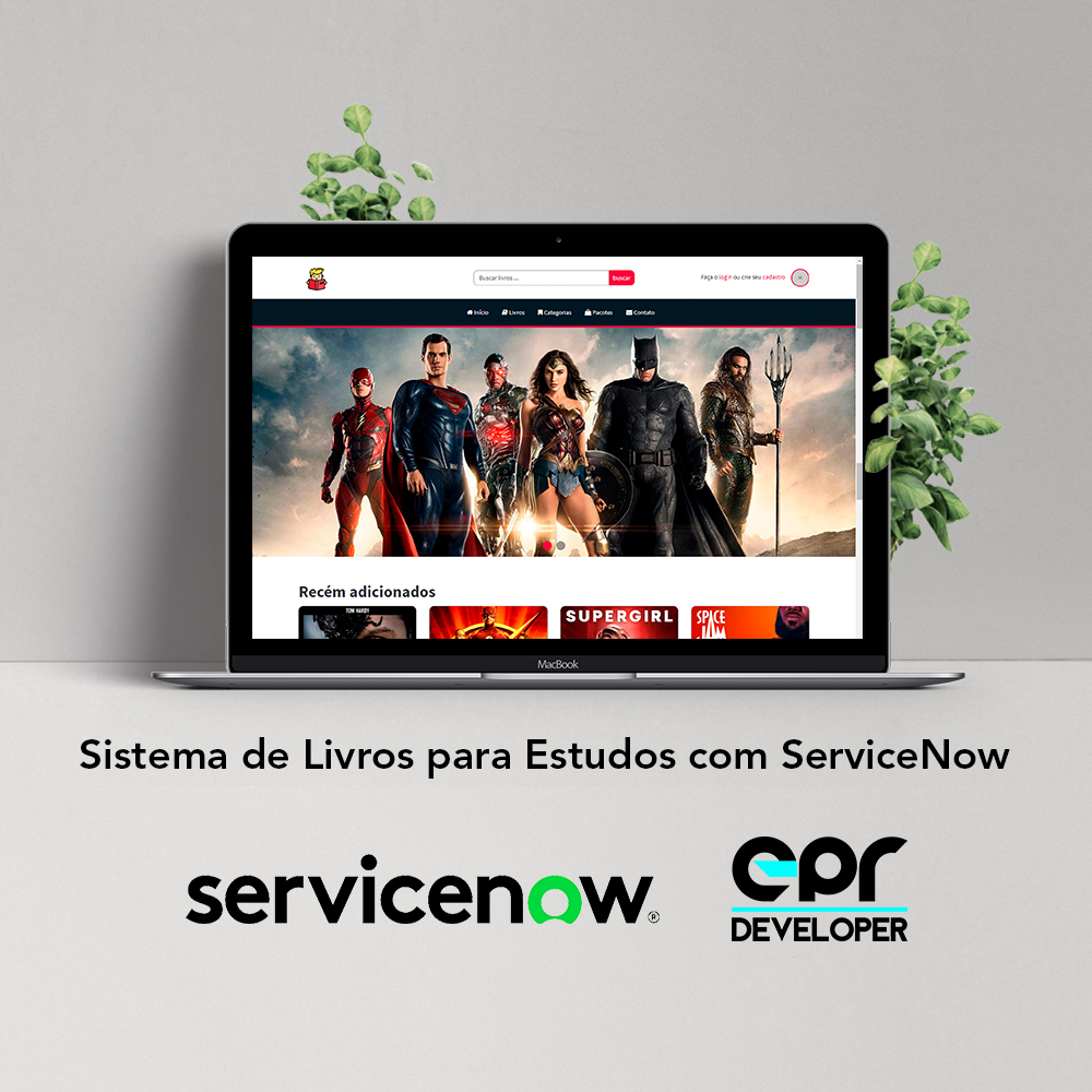 Sistema de Livros para compra de capítulos desenvolvido em ServiceNow